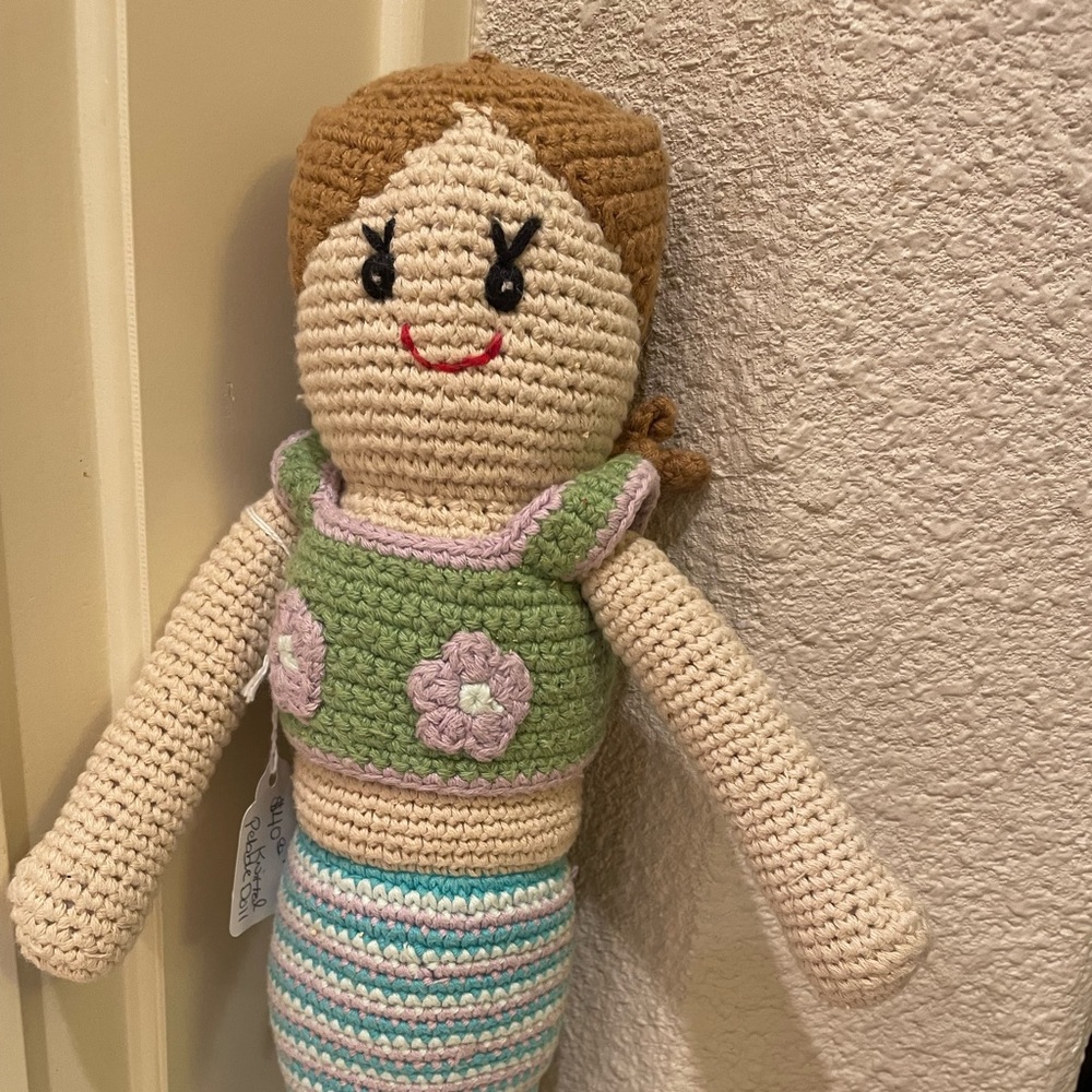 Pebble Crochet Mermaid Doll